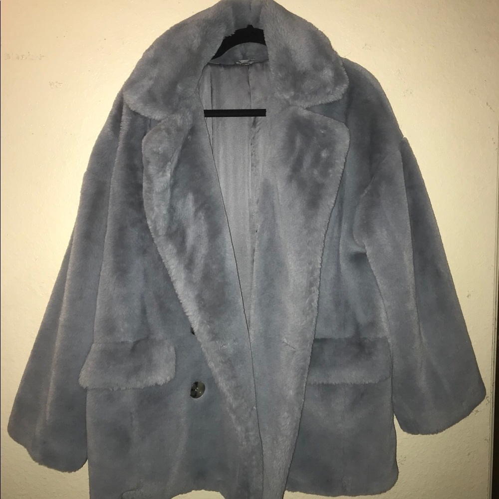 Free People Faux Fur Coat